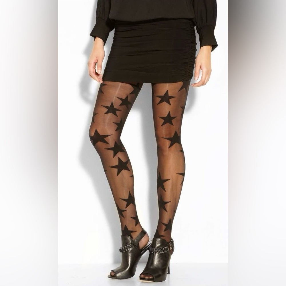 House of Holland for Pretty Polly Superstar Black Tights 🖤